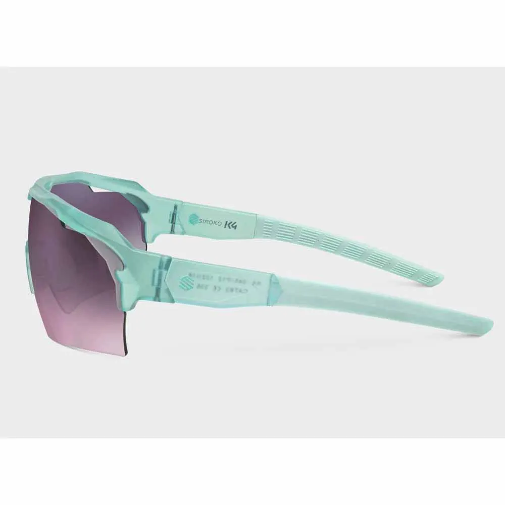 Siroko K4 Srx Mediterranean Solbriller, Green / purple, Purple/CAT3 Siroko K4 Srx Mediterranean Solbriller, Green / purple, Purple/CAT3