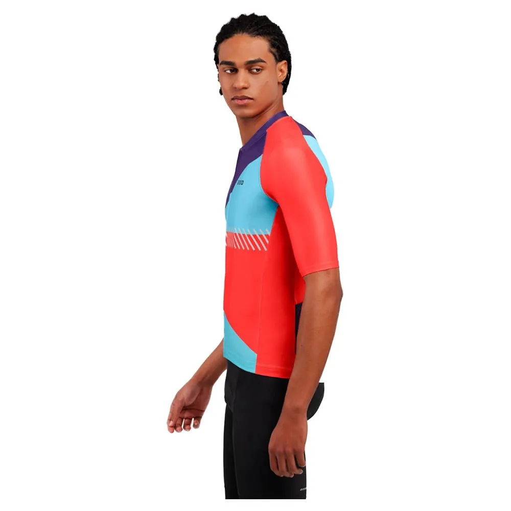 Siroko M2 Flèche Kort Ermet Trøye, Red / blue / purple, M Siroko M2 Flèche Kort Ermet Trøye, Red / blue / purple, M