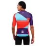 Siroko M2 Flèche Kort Ermet Trøye, Red / blue / purple, M