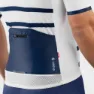 Siroko M2 Nevada Kort Ermet Trøye, White / blue, XS
