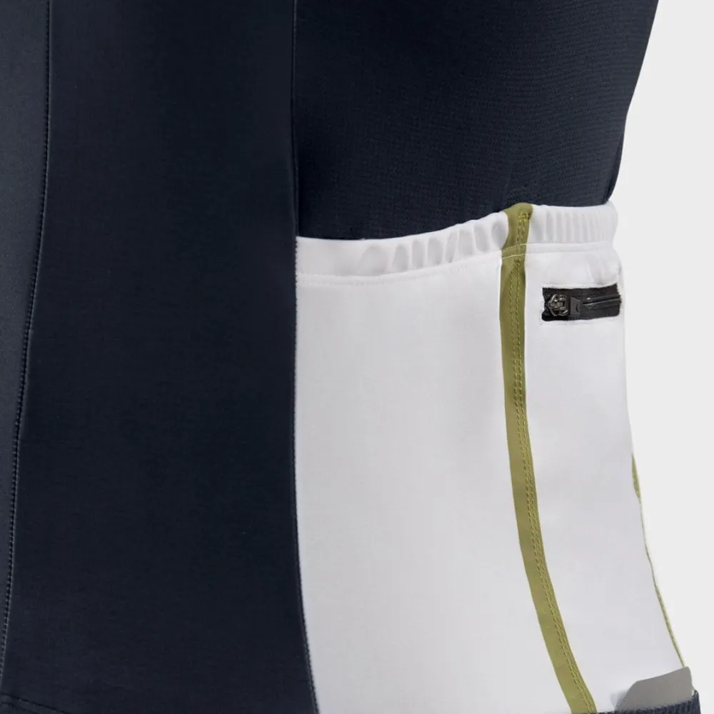 Siroko M2 Superclass Kort Ermet Trøye, White / blue