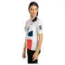 Siroko M2 Tulpen Kort Ermet Trøye, White / coral, M