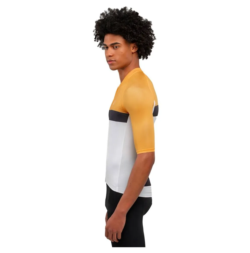 Siroko M3 Hammer Kort Ermet Trøye, White / black / yellow