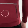 Siroko M4 Echelon Langermet Trøye, Maroon / red, S