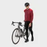 Siroko M4 Echelon Langermet Trøye, Maroon / red, S