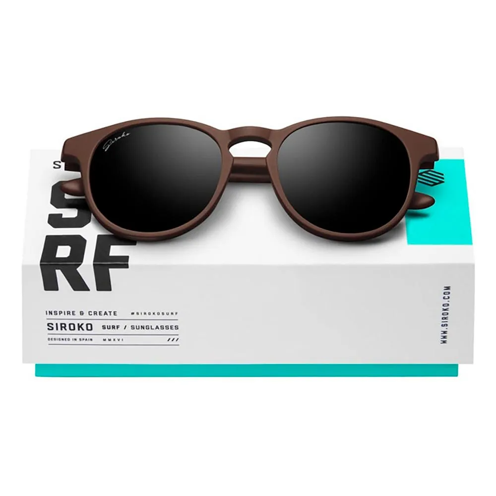 Siroko Maui Polariserte Solbriller, Brown / black, Black Mirror Siroko Maui Polariserte Solbriller, Brown / black, Black Mirror