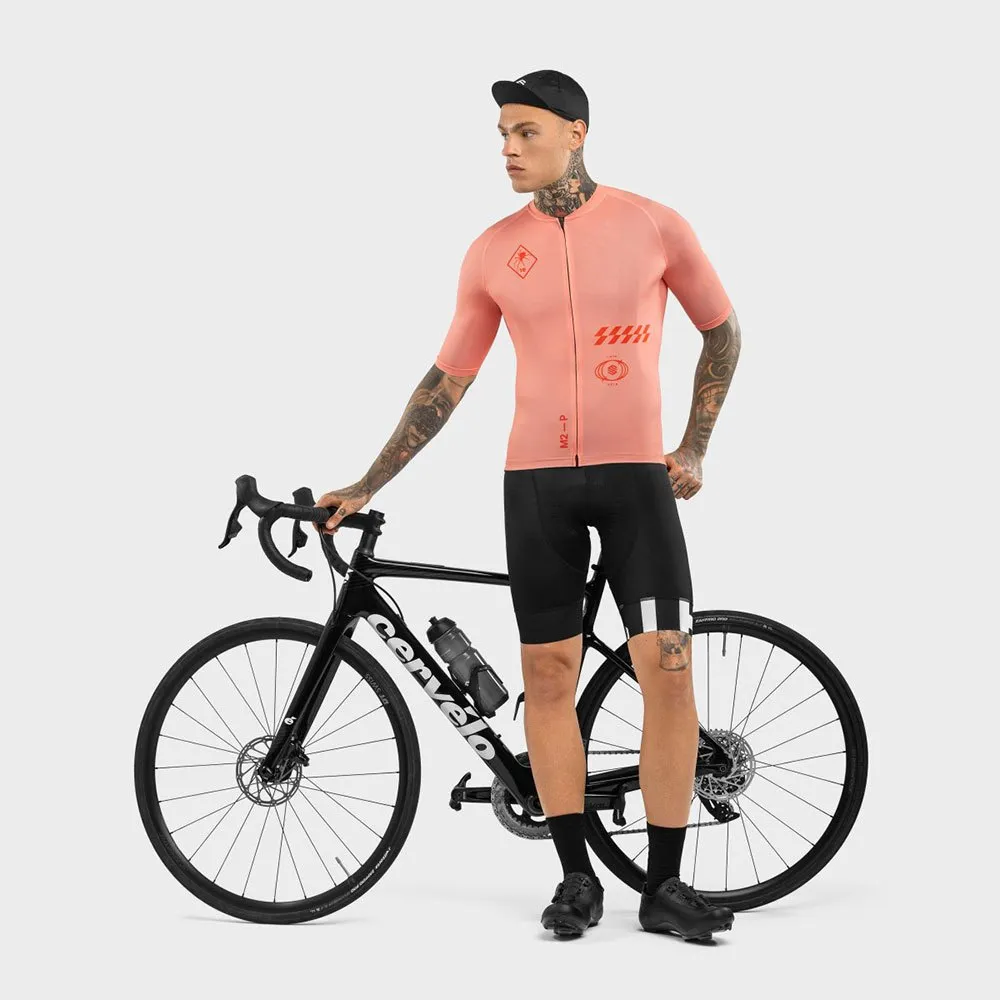 Siroko Nmd Keirin Kort Ermet Trøye, Orange Siroko Nmd Keirin Kort Ermet Trøye, Orange