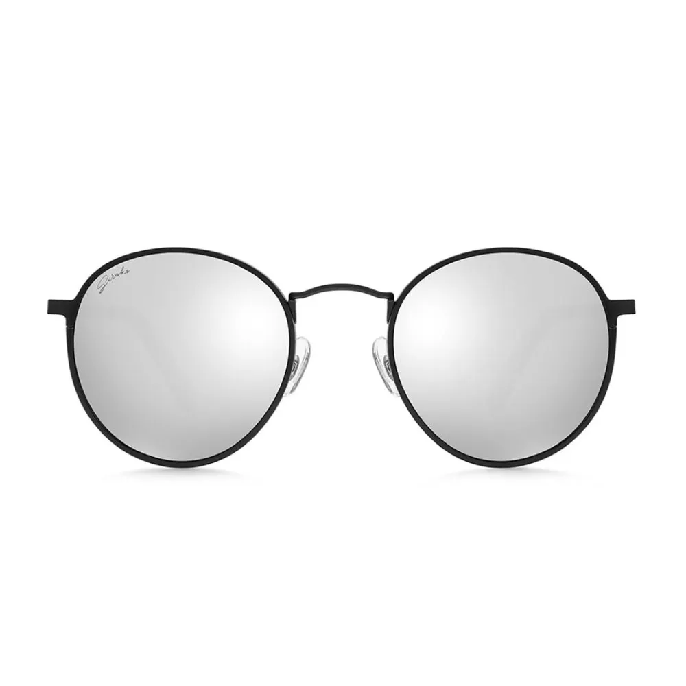 Siroko Notting Hill Solbriller, Black / grey, Grey Mirror