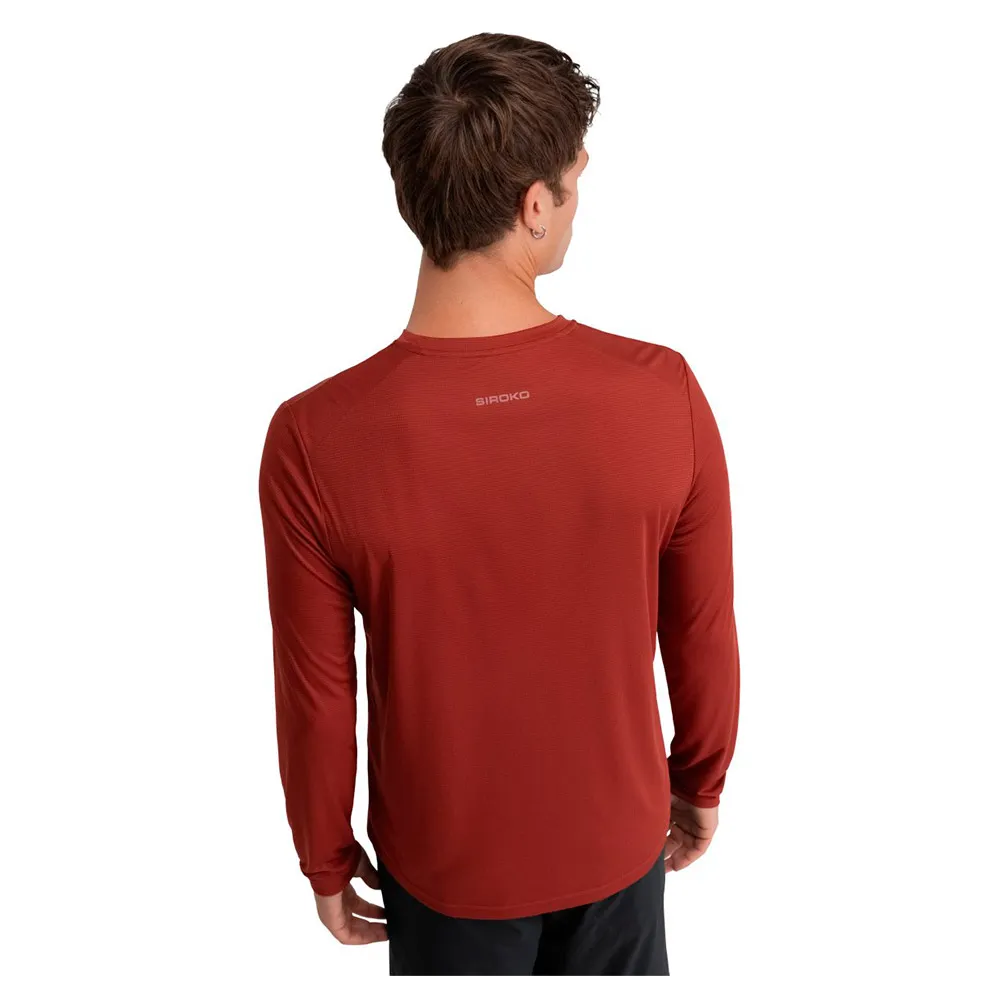 Siroko Reserve Maroon Langarmet T-skjorte
