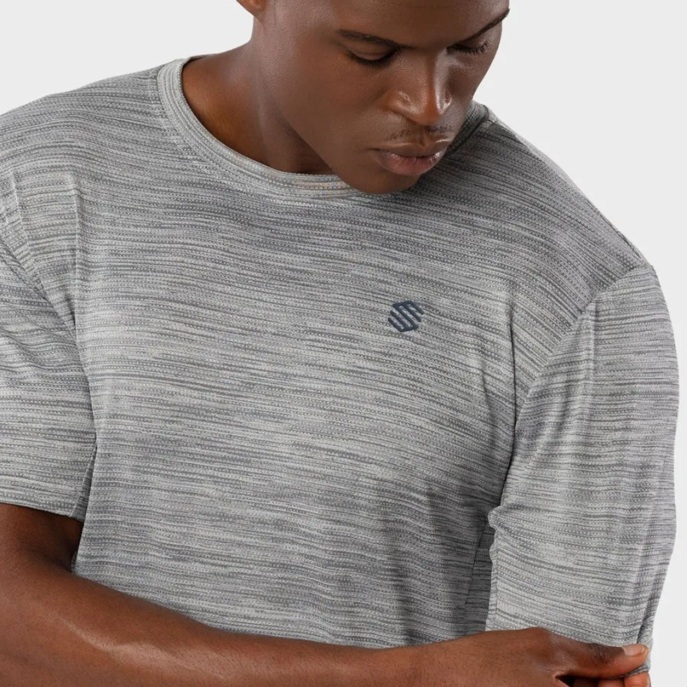 Siroko Resistance Kortarmet T-skjorte, Silver grey, XXL