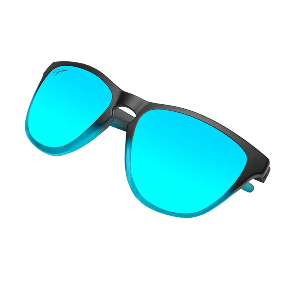 Siroko Seaside Solbriller, Blue / black, Light Blue Mirror