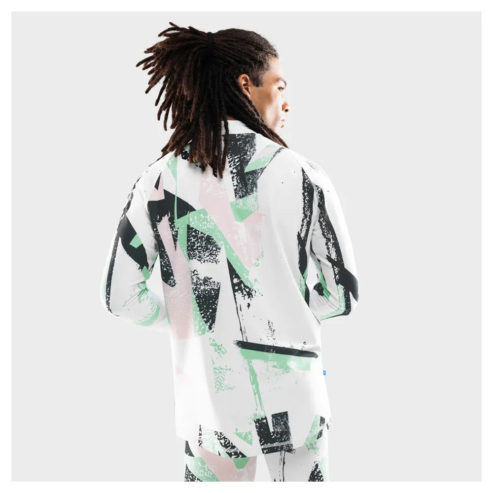 Siroko Slush Tangle Langarmet Baselag, Multicolor / white