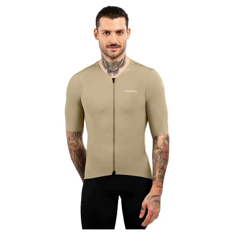 Siroko Srx Pro Somport Kort Ermet Trøye, Beige, XL