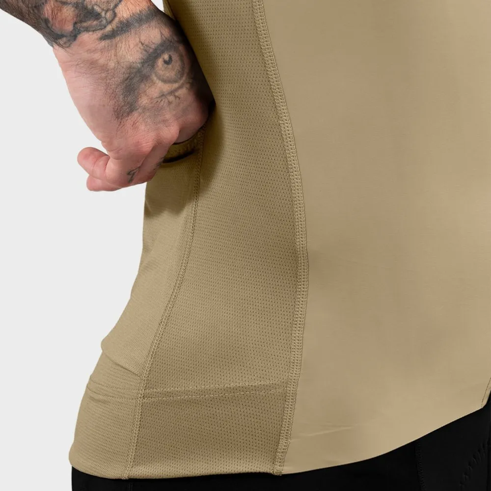 Siroko Srx Pro Somport Kort Ermet Trøye, Beige, XL