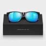 Siroko The City Solbriller, Black / blue, Blue Mirror/CAT3