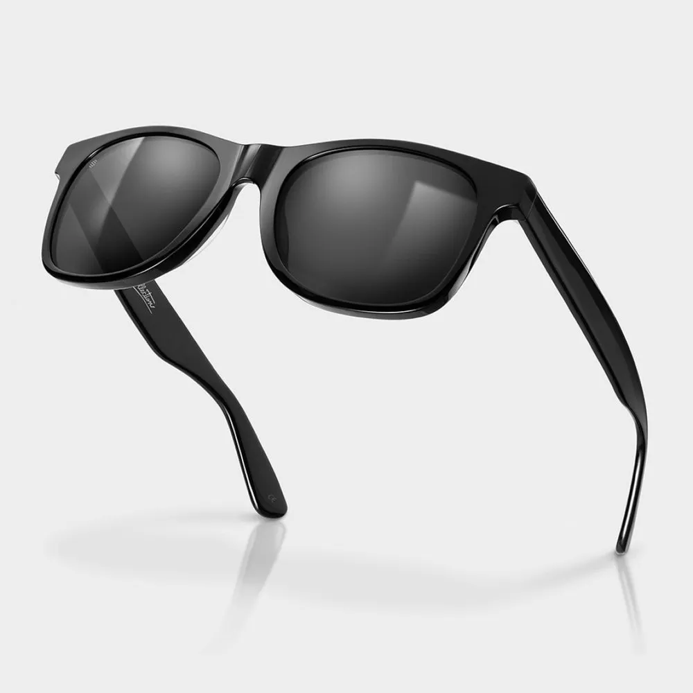 Siroko Total Black Solbriller, Black, Black Mirror/CAT3 Siroko Total Black Solbriller, Black, Black Mirror/CAT3