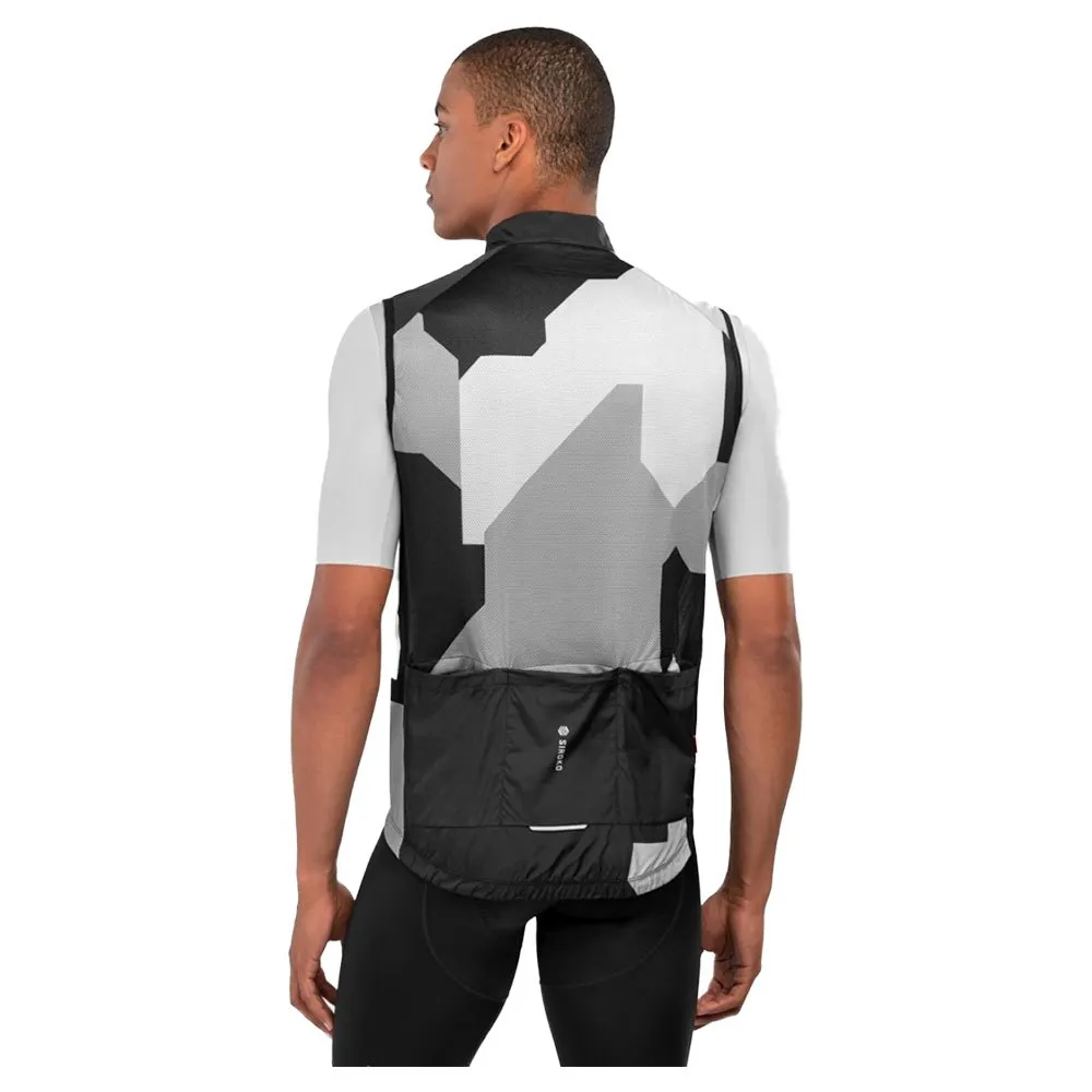 Siroko V1 Crosswind Vest, Grey / black
