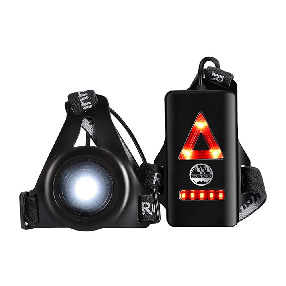 Six Peaks Løpende Led-brystlampe unisex, Black, One Size Six Peaks Løpende Led-brystlampe unisex, Black, One Size