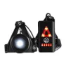 Six Peaks Løpende Led-brystlampe unisex, Black, One Size