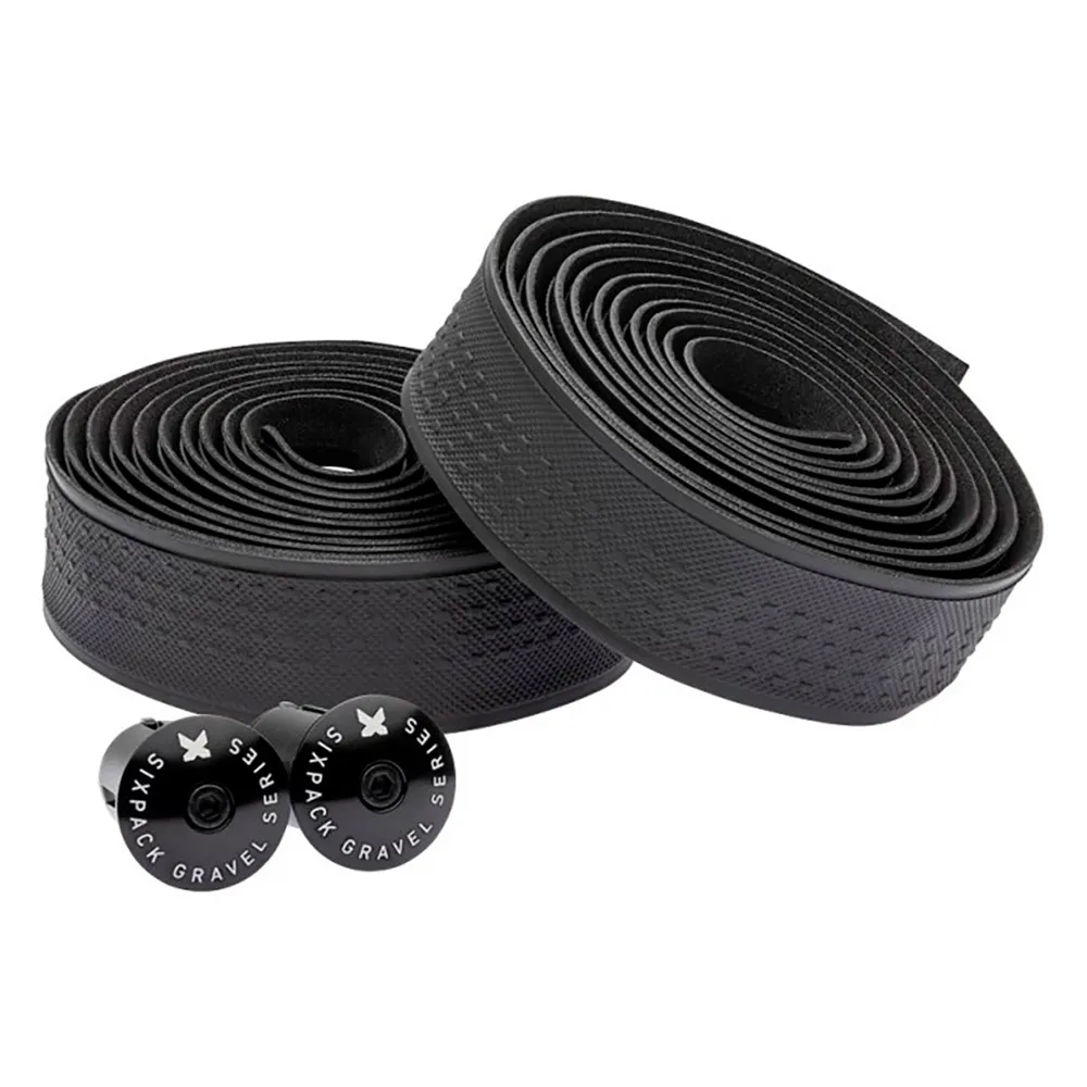 Sixpack Gravel Styretape, Black, One Size