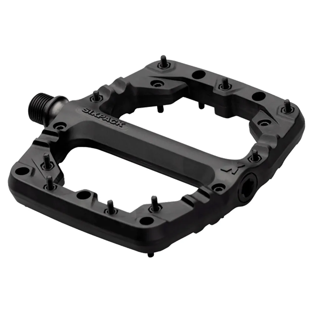 Sixpack Millenium Cf Sykkelpedaler, Black, One Size