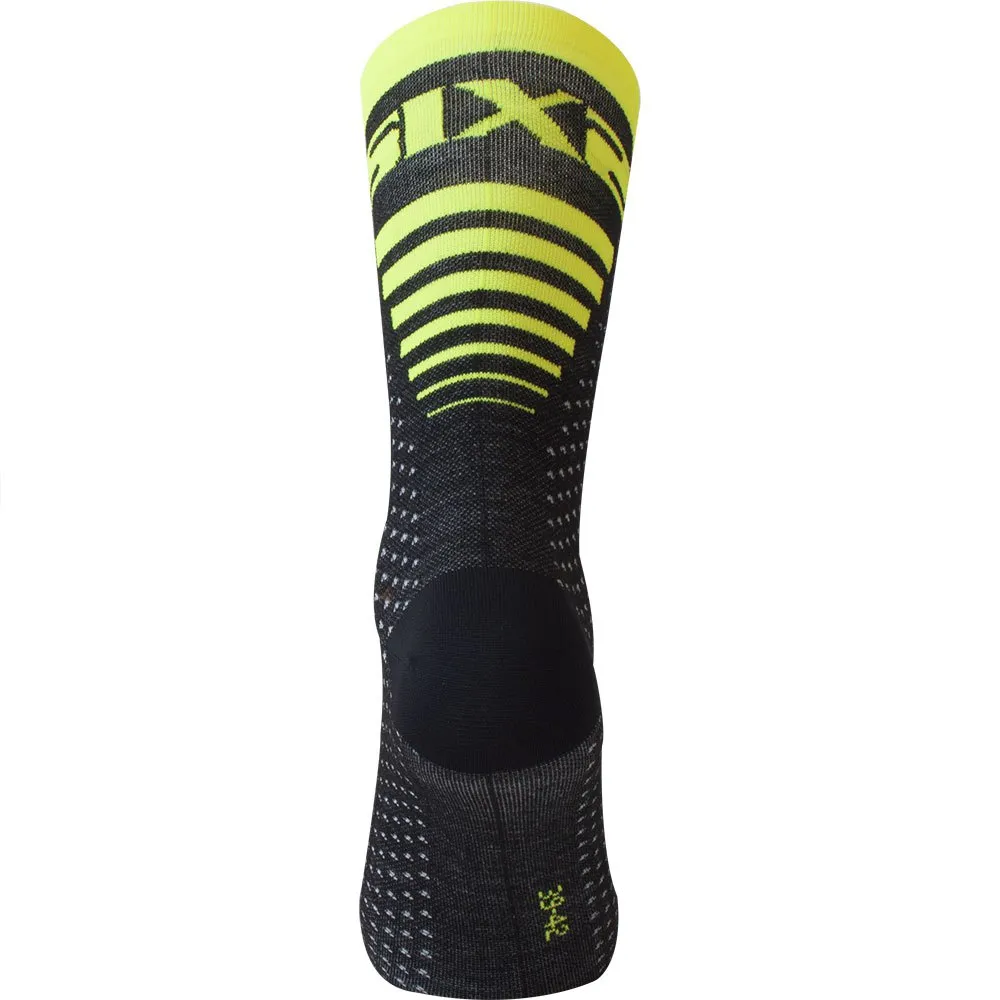 SIXS Arrow Merinos Sokker, Yellow fluo