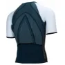 SIXS Kort Ermet Trøye, White / black