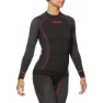 SIXS Ts2w Cu Langarmet Baselag Refurbished, Black / red