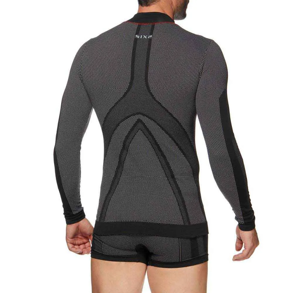 SIXS Ts3w Cu Langarmet Baselag, Black / red