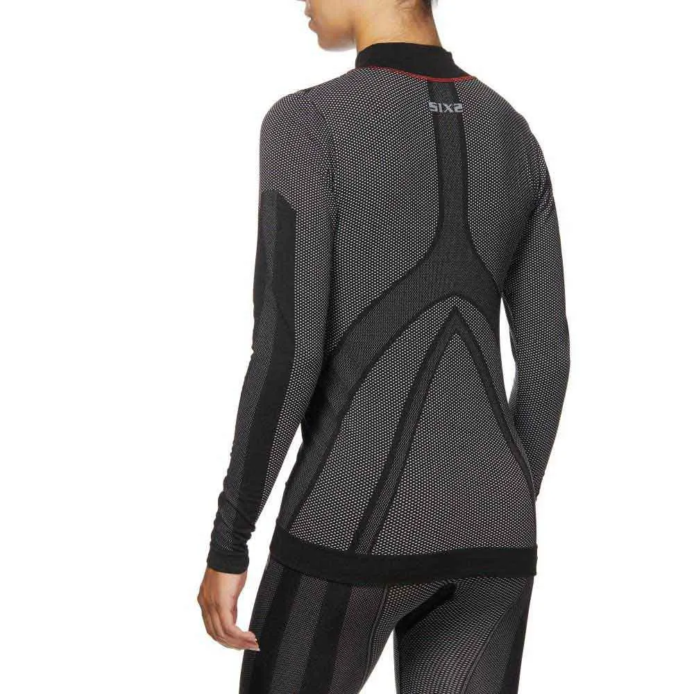 SIXS Ts3w Cu Langarmet Baselag, Black / red
