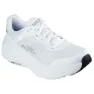 White synthetic / black trim