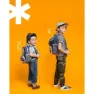 Skip Hop Gnisten Stil Liten Rakett Ryggsekk, Multicolor