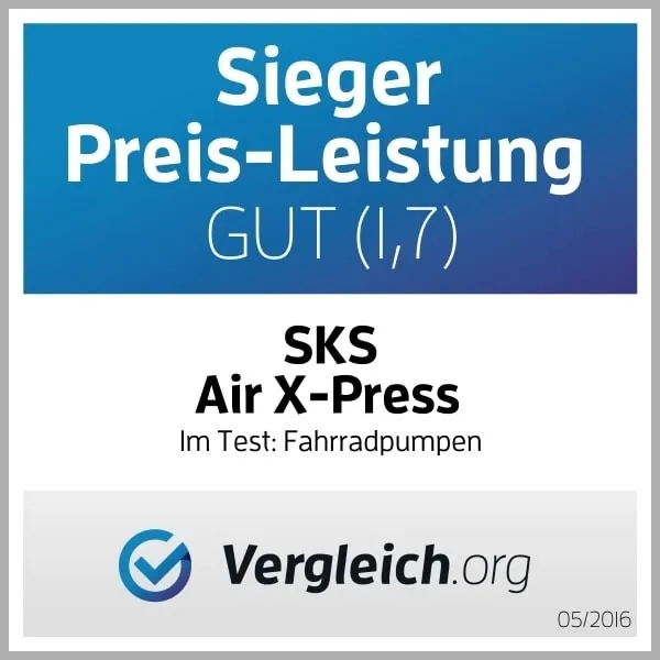 SKS Air-X-Press 8.0 Gulvpumpe, Black, 115psi SKS Air-X-Press 8.0 Gulvpumpe, Black, 115psi