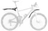 SKS Mudguard Dashboard 26"-27,5" Forskjerm, Svart