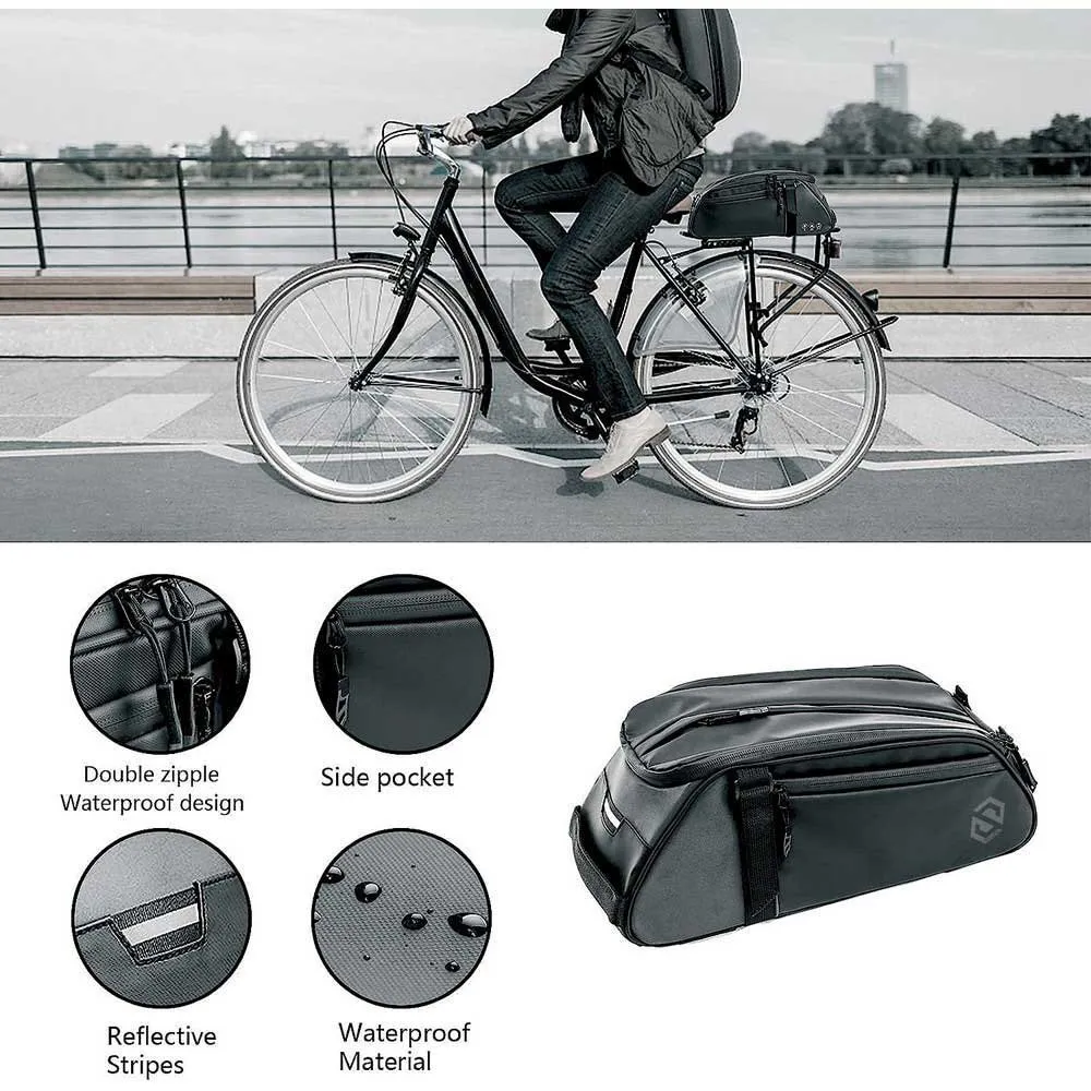 Skuad Explorer Sadelveske 9.5l, Black, One Size Skuad Explorer Sadelveske 9.5l, Black, One Size
