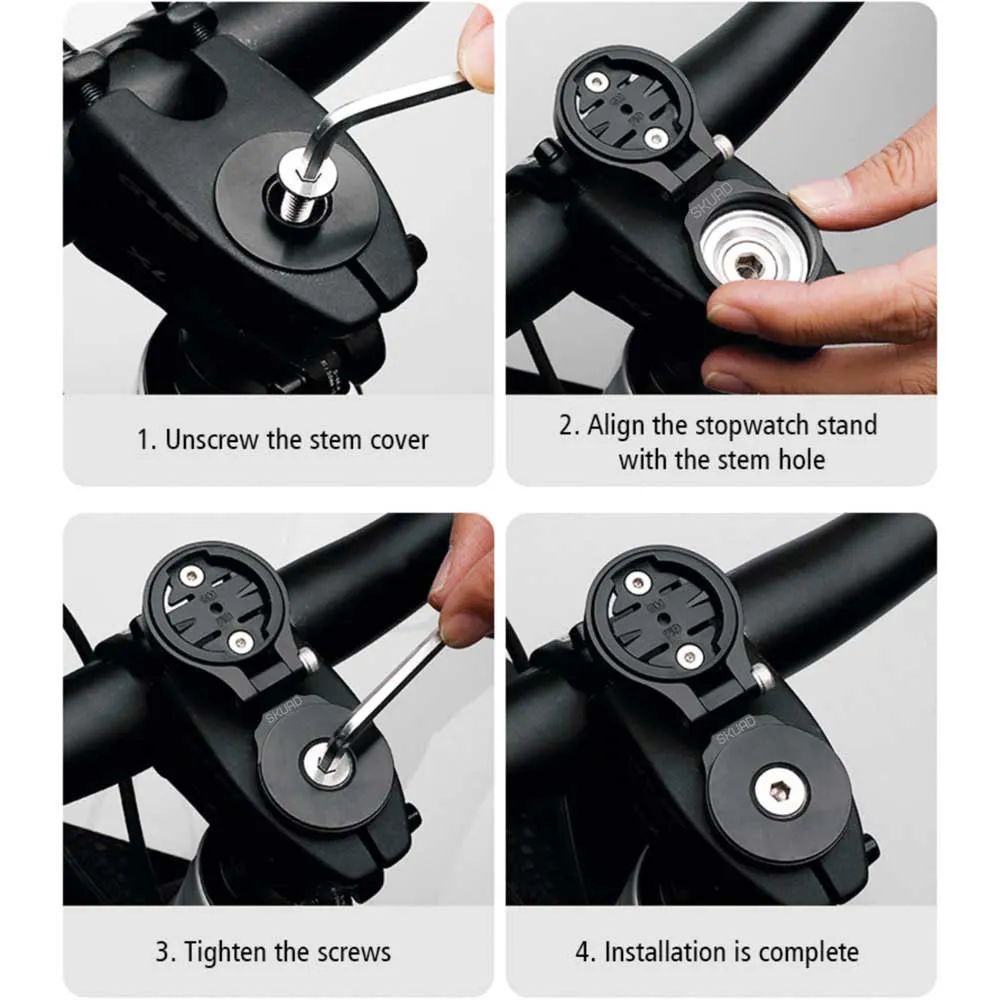 Skuad Garmin Sykkelcomputerfeste, Black, One Size Skuad Garmin Sykkelcomputerfeste, Black, One Size