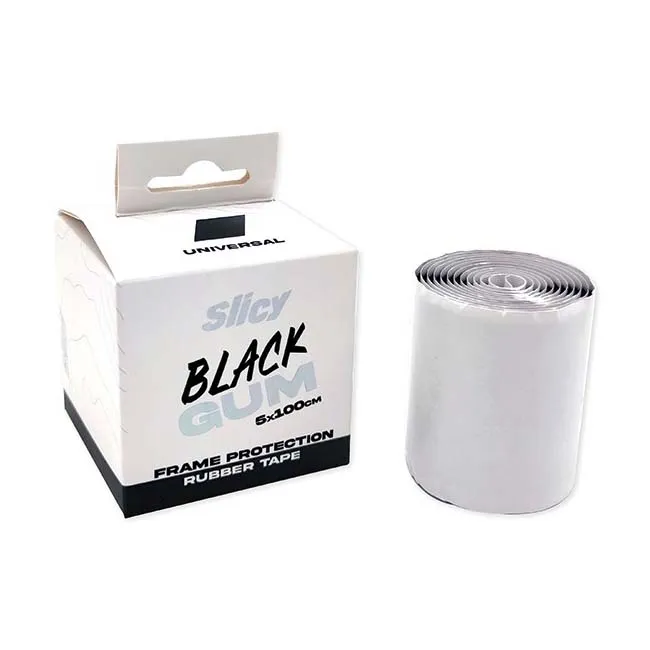 SLICY Black Gum 5x100cm Rammebeskyttelse, Black, One Size SLICY Black Gum 5x100cm Rammebeskyttelse, Black, One Size