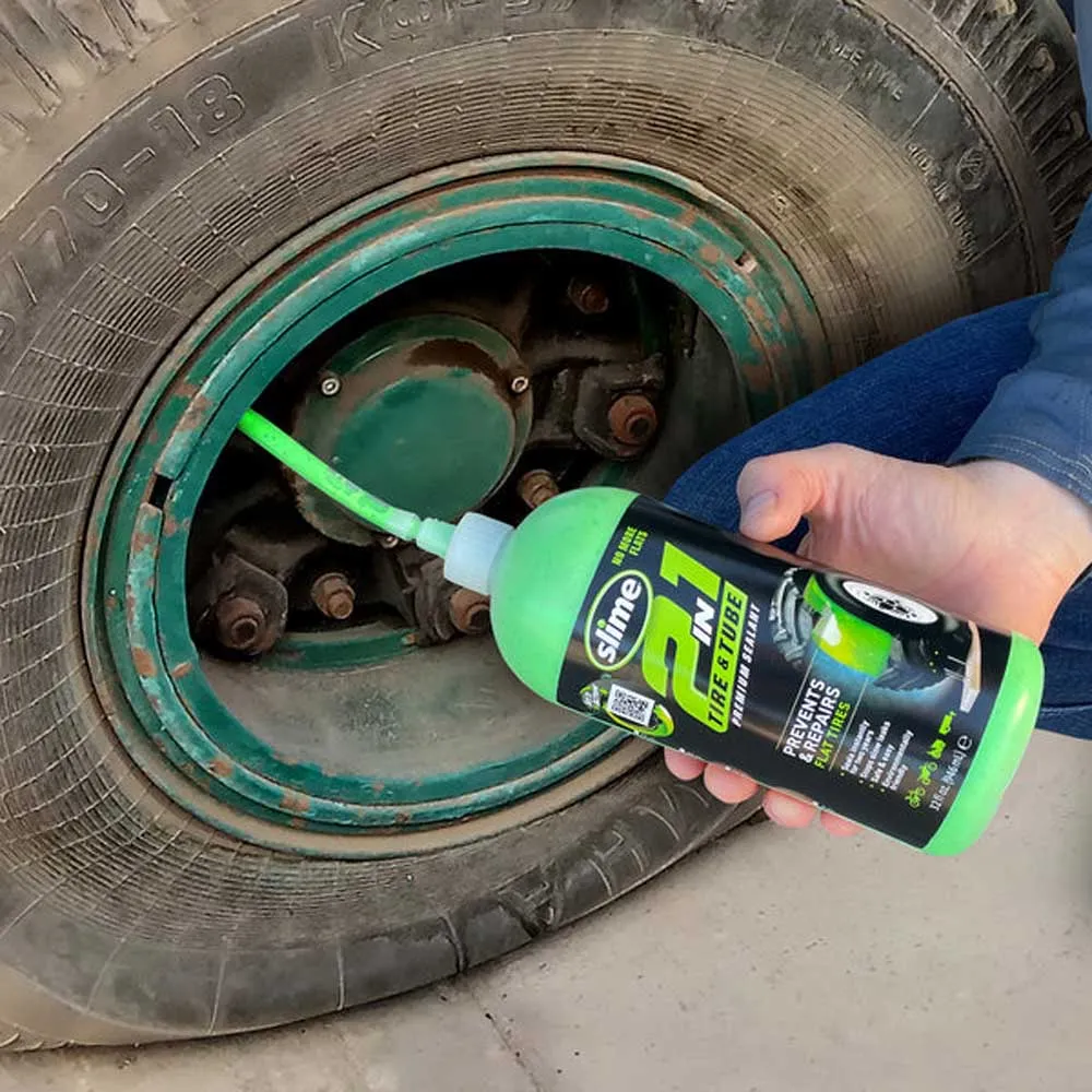 Slime 2 In 1 Tubeless 946ml Slangeløst Tetningsmiddel, Green, One Size