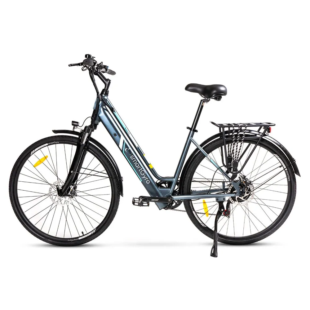 Smart Sunset 27.5´´ Elektrisk Sykkel, Titanium, One Size, Elsykkel