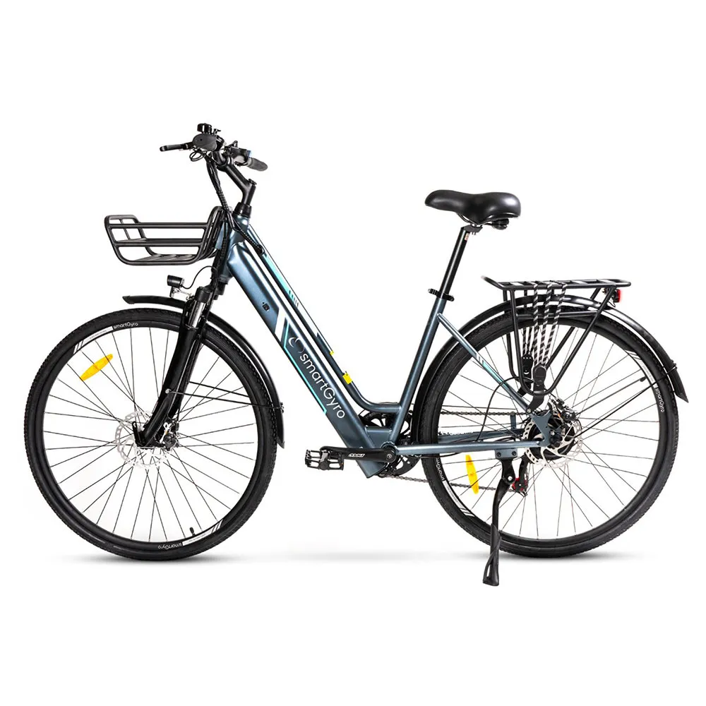Smart Sunset 27.5´´ Elektrisk Sykkel, Titanium, One Size, Elsykkel