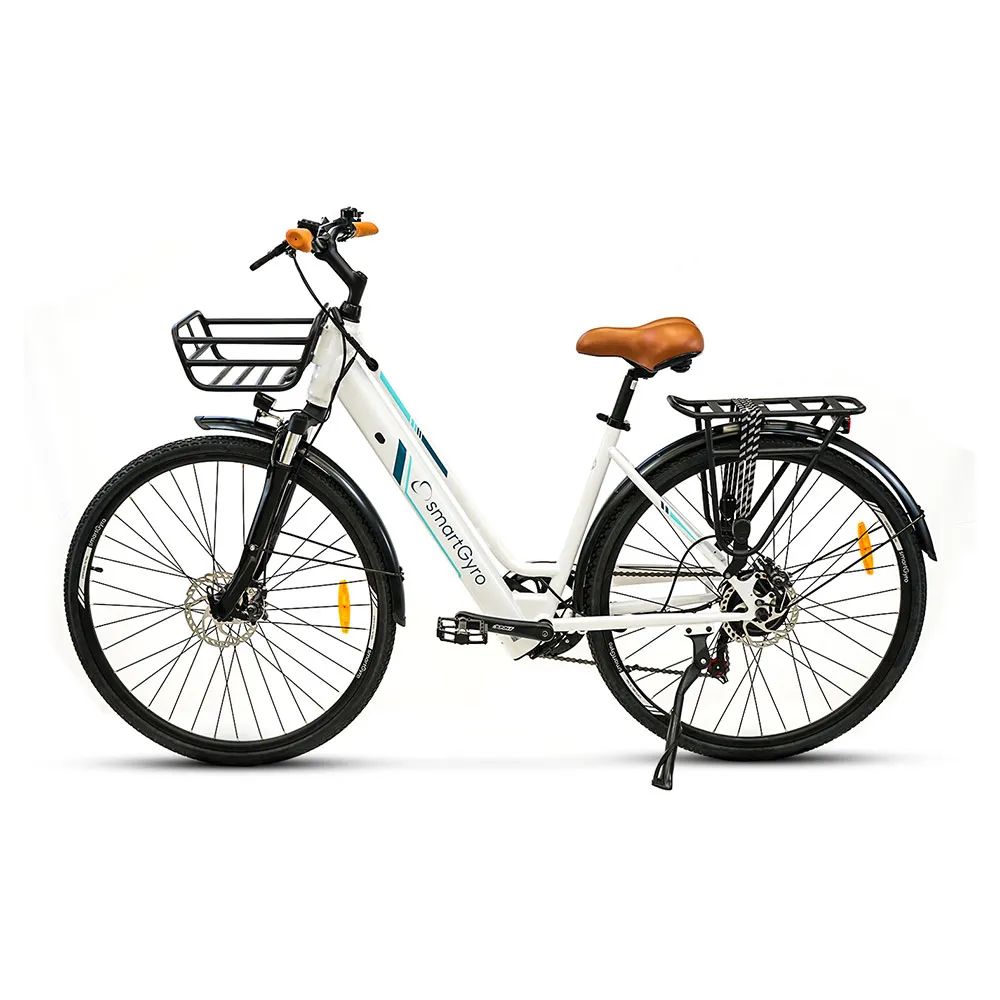 Smart Sunset Elektrisk Sykkel, White, One Size, 250Wh, Elsykkel