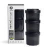 Smartshake ive Storage 3-pakk 1x150 ml 2x200 ml, Svart, 1 x 150ml 2 x 200ml