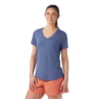 SmartWool Active Ultralite V Neck Kortarmet T-skjorte SmartWool Active Ultralite V Neck Kortarmet T-skjorte