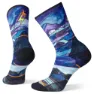 SmartWool Athlete Edition Run Print Crew Sokker female, Multicolour