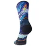 SmartWool Athlete Edition Run Print Crew Sokker female, Multicolour