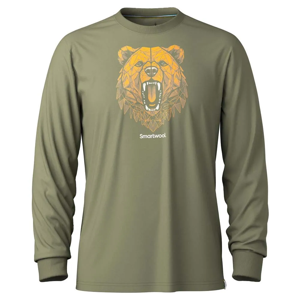 SmartWool Geometric Bear Graphic Langarmet T-skjorte SmartWool Geometric Bear Graphic Langarmet T-skjorte