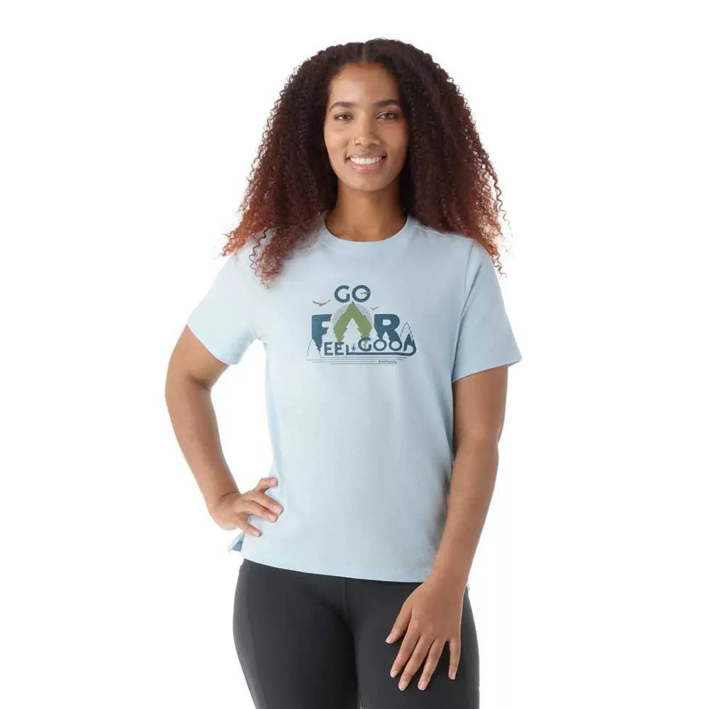 SmartWool Go Far Feel Good Graphic Kortarmet T-skjorte SmartWool Go Far Feel Good Graphic Kortarmet T-skjorte