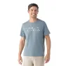 SmartWool Gone Camping Graphic Slim Fit Kortarmet T-skjorte, Pewter blue