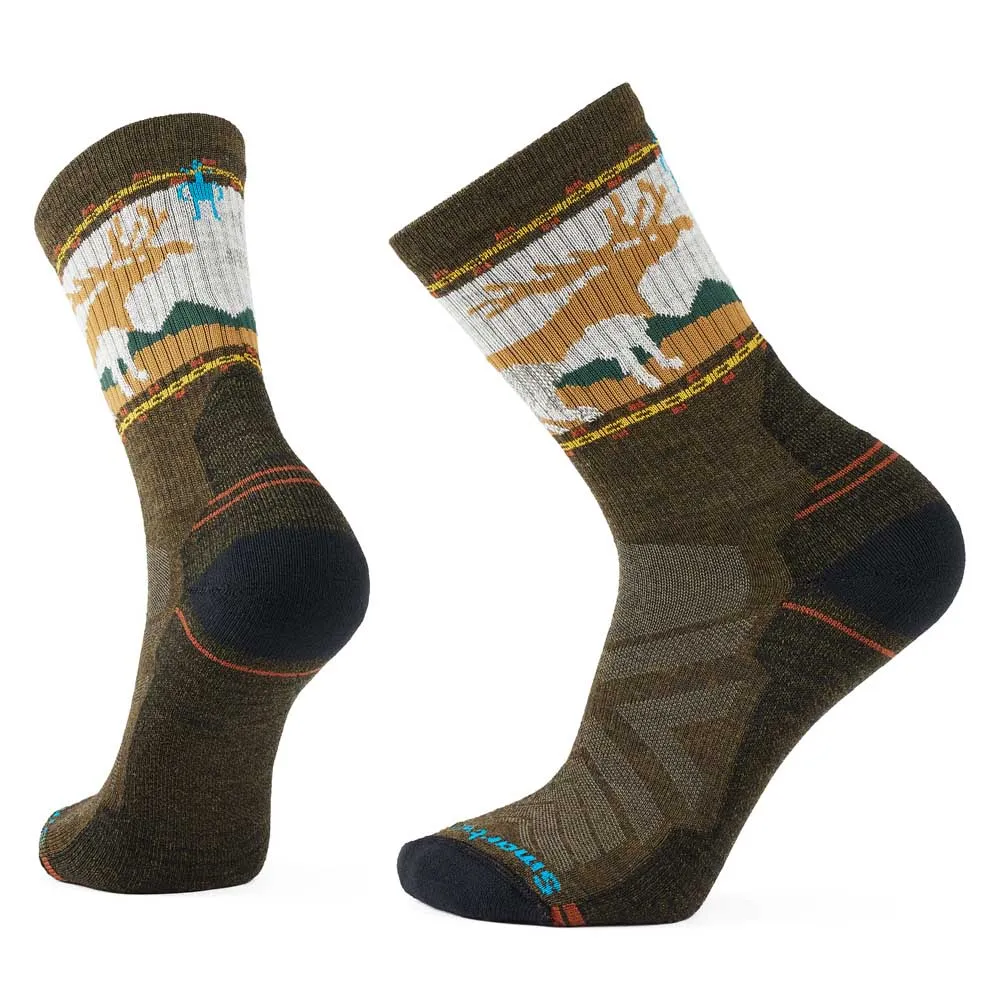 SmartWool Hike Light Cushion Mountain Moose Crew Sokker SmartWool Hike Light Cushion Mountain Moose Crew Sokker