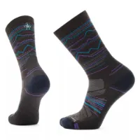 SmartWool Performance Hike Light Cushion Mountain Range Pattern Crew Sokker